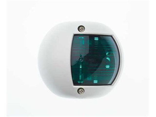 Fanale di navigazione "Stella Polare " Verde corpo bianco