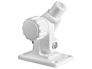 Base per antenne in nylon - doppio snodo con pomello -