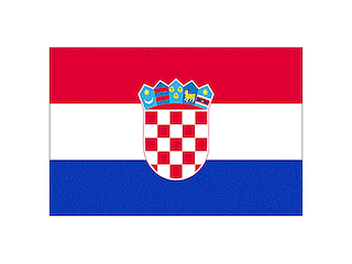 Bandiera Croazia - 30 x 45 cm. -