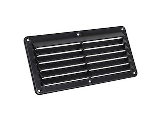 Presa d'aria colore nero 260 x 125 mm