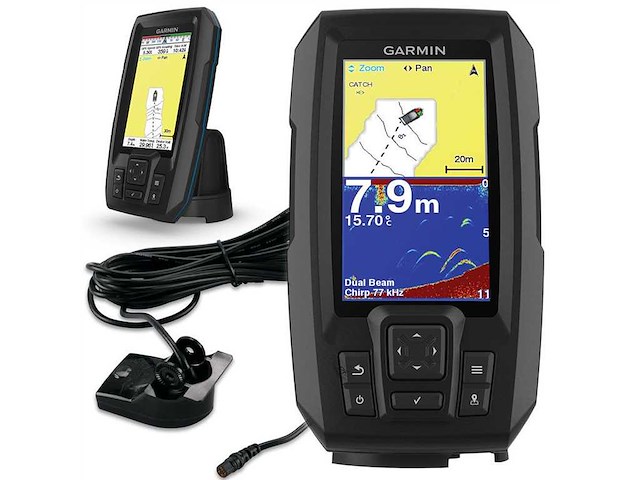 Ecoscandaglio Garmin Striker Plus 4 + Trasduttore Dual Beam