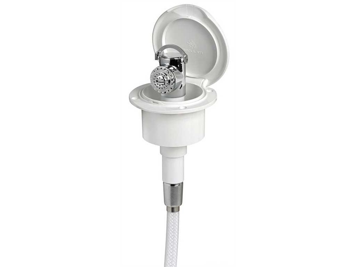 Box doccia Classic Evo bianco - Tubo in PVC retinato 2,5 m