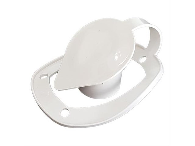 Tappo per portacanna ad incasso - col. bianco -