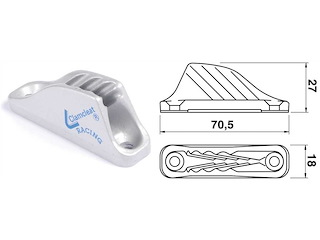 Strozzascotte in alluminio CLAMCLEATS - 4/8 mm. .