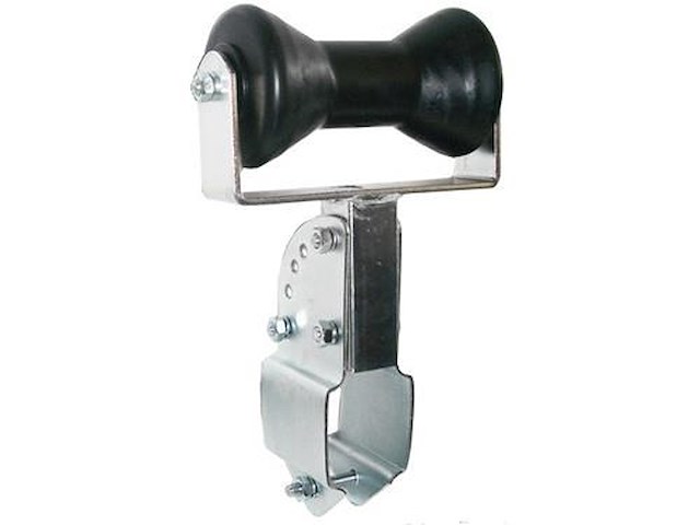 Rullo centrale reggichiglia regolabile - Tubo 70 x 70 - Rullo 120 mm.