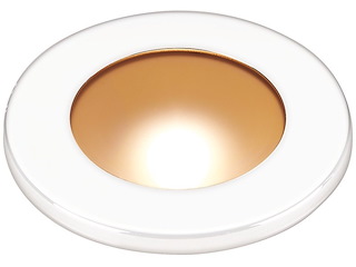 Luce Led bianca ad incasso - ghiera bianca -