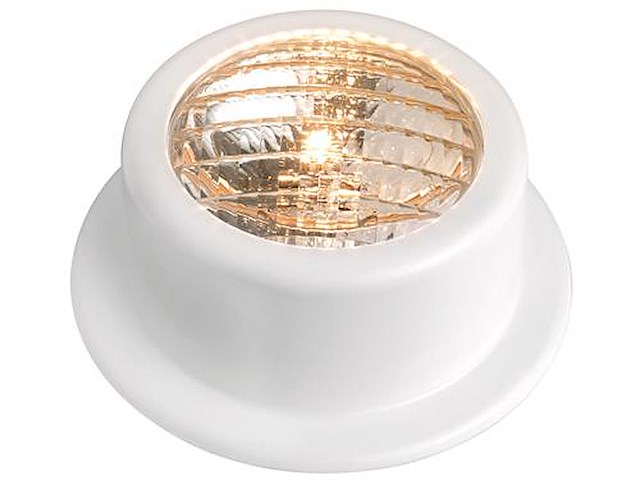 Faro da plancetta completamente stagno - Dritto - 12 Volt, 35 Watt - 