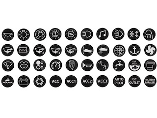 Set adesivi per interruttori Flat