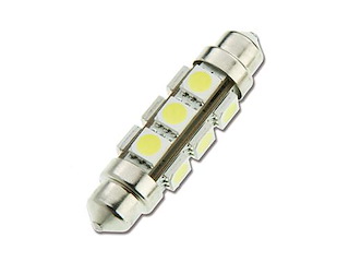 Lampada siluro a 12 led - 42 mm -