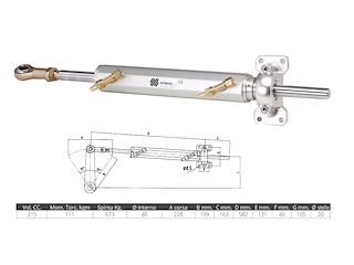 Cilindro Ultraflex UC215-I per motori Entrobordo - 215 cc -