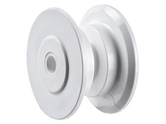 Puleggia in nylon per musone - 88 x 53 x 12,5 mm. -