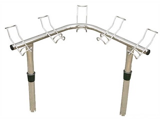 Reggicanna in Acciaio Inox 5 Posizioni 