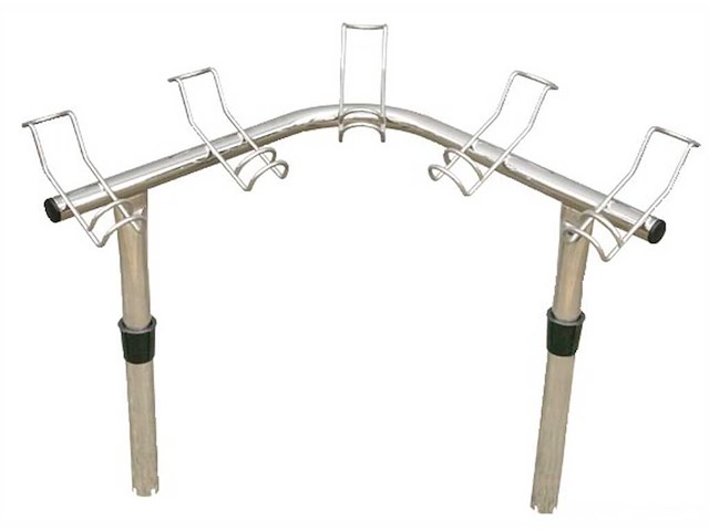 Reggicanna in Acciaio Inox 5 Posizioni 