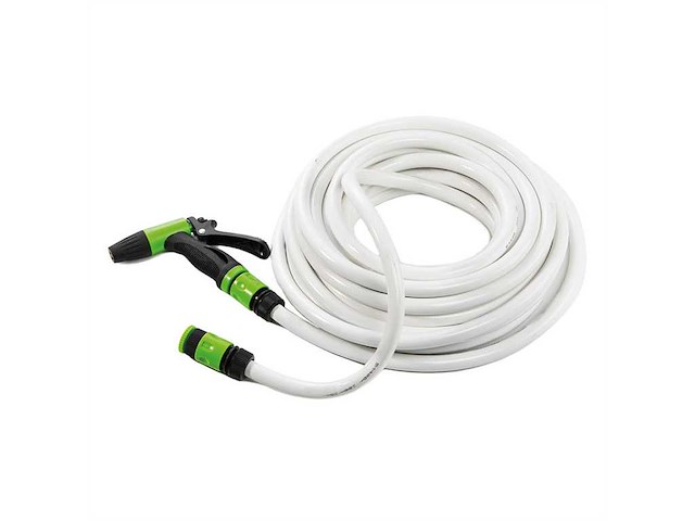 Kit tubo e pistola con accessori per lavaggio barca -25 Metri-