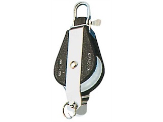 Bozzello 1 puleggia, con arricavo, attacco universale fisso o girevole VIADANA - "B"