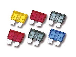 Fusibili lamellari - 20 A - Confezione da 4 Pezzi -