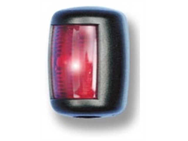 Fanale di via Nettuno corpo nero luce rossa