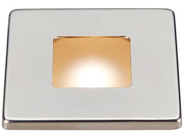 Plafoniera LED ad incasso ridotto Bos - Luce bianca + rossa notturna