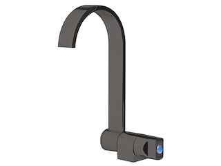 Rubinetto Style nero solo freddo