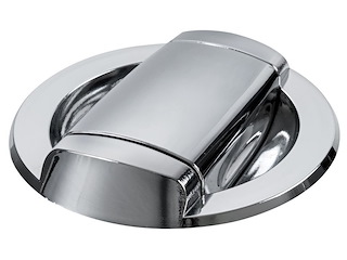 Doccia Saturn base orizzontale cromata