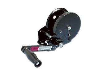 Verricello manuale per alaggio in acciaio zincato 727 kg