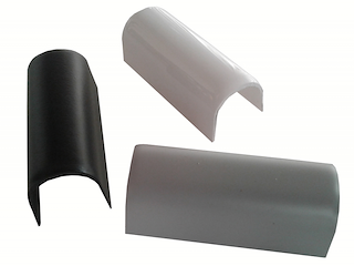 Coprigiunta per bottazzo Radial in PVC 30 mm. - Nero -