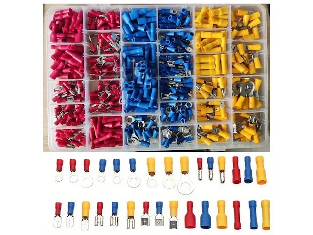 Kit connettori e faston - 500 pz -