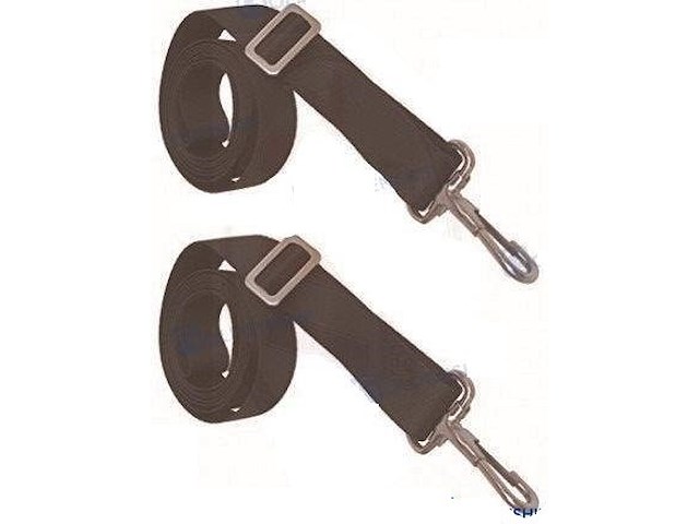 Coppia tenditori a nastro per tendalini - Nero -