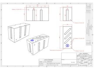 Serbatoio in polietilene rigido per acque nere - 215 Lt.