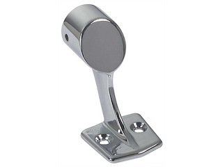 Supporto per corrimano in ottone cromato - Terminale -