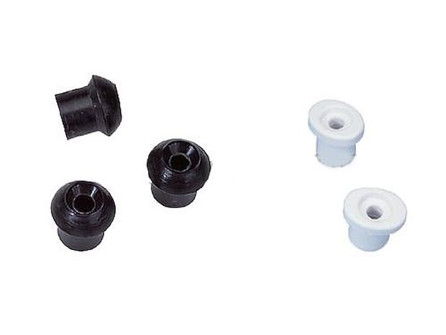 Funghetti bianchi per tendalini barca 10 pezzi - Ø 12 mm