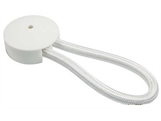 Gancio elastico - 5 pz. - Bianco -