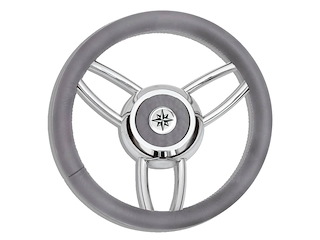 Volante barca tipo " Bliz " - Poliuretano morbido Grigio