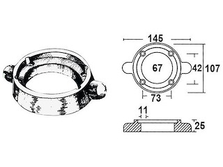 Collare Sail-Drive - YANMAR -