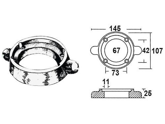 Collare Sail-Drive - YANMAR -
