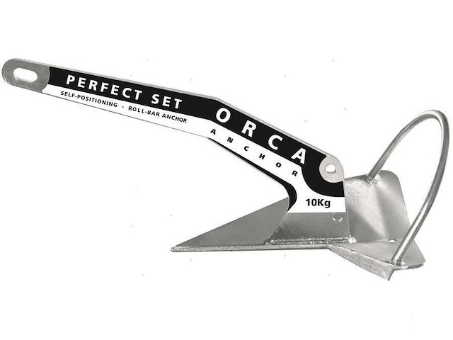 Ancora Orca in acciaio zincato  10 kg