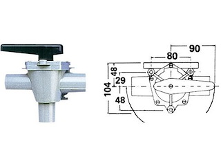 Valvola WHALE Henderson a tre vie - Ø 25 mm. - 