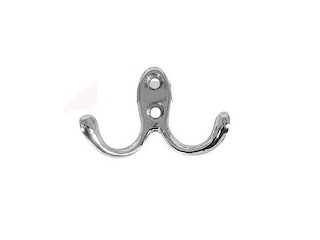 Gancio appendiabiti doppio 