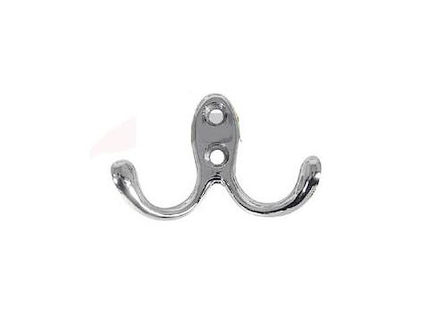 Gancio appendiabiti doppio 