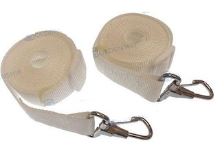 Coppia tenditori a nastro per tendalini - Bianco -