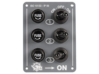 Pannello elettrico - Basic - 3 interruttori 