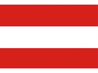 Bandiera Austria 40 x 80 cm.