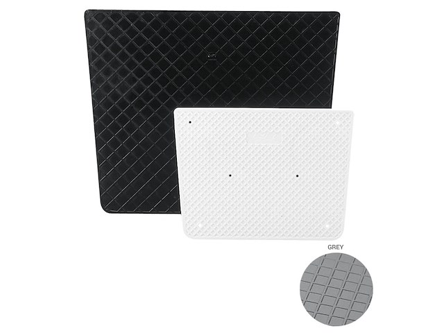 Piastra salvapoppa - 450 x 360 mm - Grigia