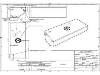 Serbatoio in polietilene rigido per acque nere - 100 Lt.