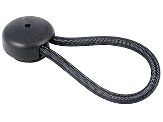 Gancio elastico - 5 pz. - Nero -