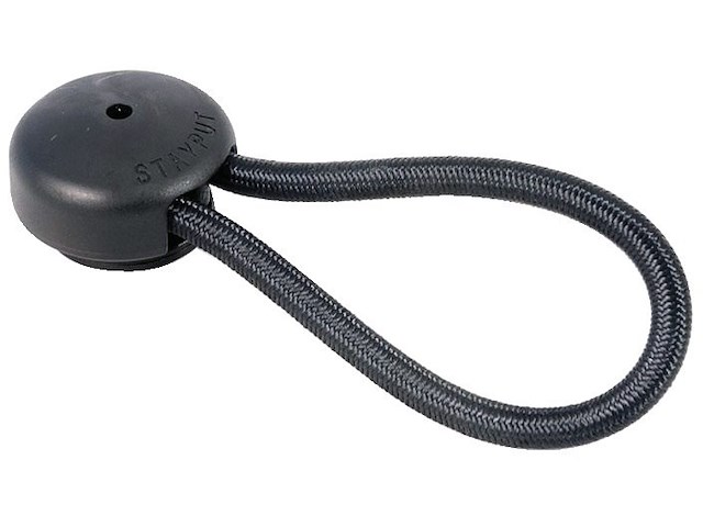 Gancio elastico - 5 pz. - Nero -