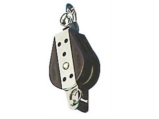 Bozzello 1 puleggia + attacco con grillo girevole e arricavo VIADANA - "B"