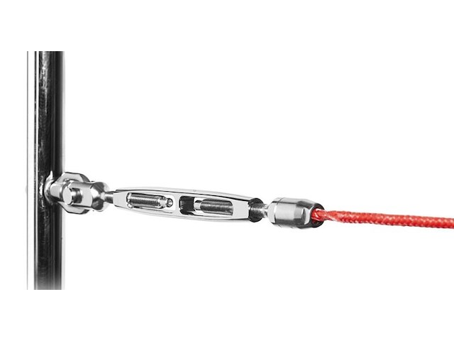 Tenditore canula aperta per draglie tessile Ø 4 mm