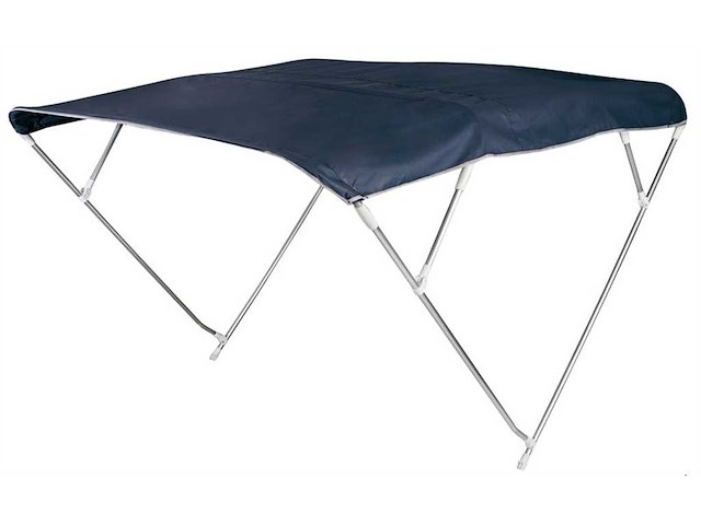 Capottina parasole Bimini 4 archi - Blu 175/185 cm. -