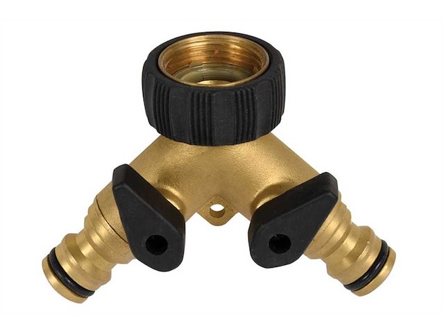 Valvola 2 vie in ottone